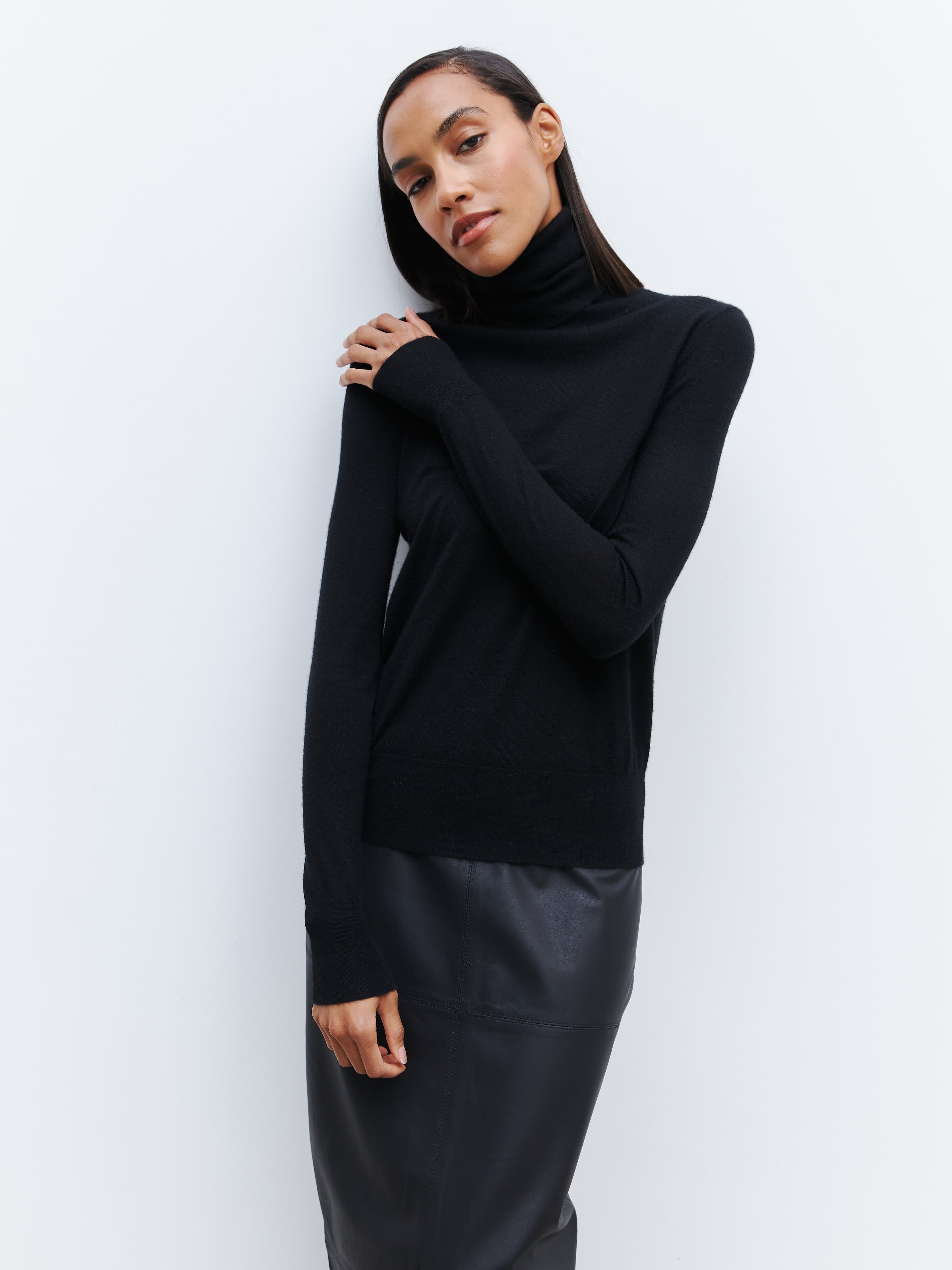 Polo black outlet turtleneck